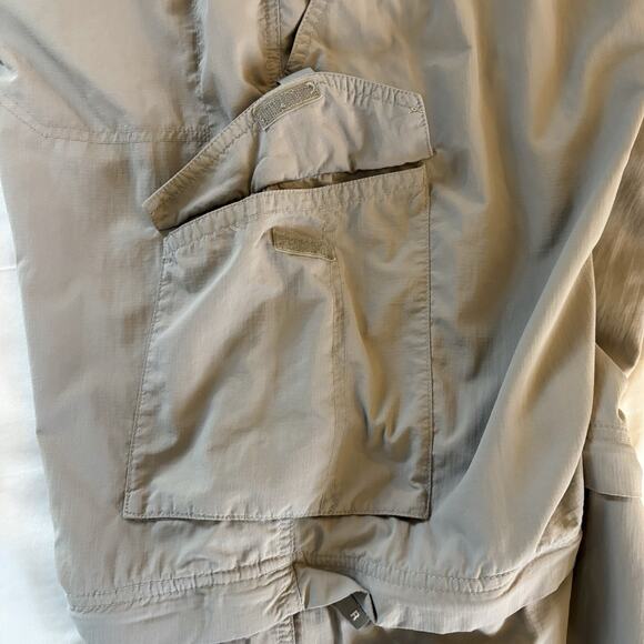 Columbia Convertible Pants Mens 40 x 30 Khaki Cargo Omni Shade Nylon Outdoor - Picture 11 of 16